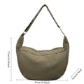 Fashion Large Capacity Hobo Bags for Women Textured Casual Crossbody Tote Bag Casual Commuter Versatile and Simple Shoulder Bag