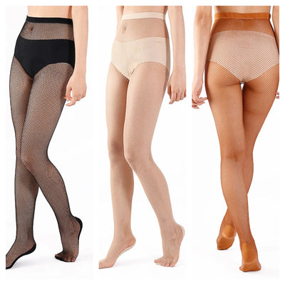 Hard Mesh Fishnet Tights for Women Latin Dance Anti Slip | SAMAG