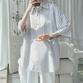 Told Tale Male Simple Stripe Polo Shirt Men Clothing | SAMAG