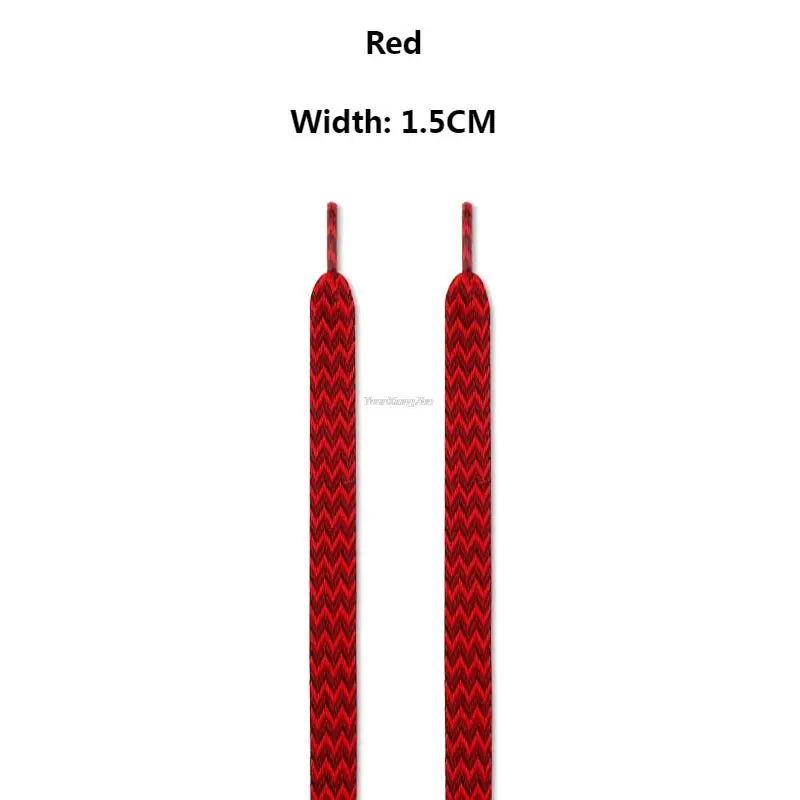 New Flat Shoelaces for Sneakers AF1 Shoe laces Width 1.5cm/2cm/3cm Shoelace luxury brand Laces Shoes 120/140/160cm Strings