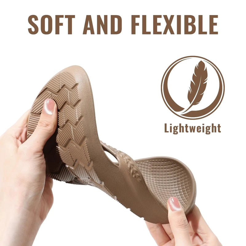 New Arch Support Women's Flip Flops Orthotic Sandals For Plantar Fasciitis Relief Summer Ladies Beach Sandals House Bath Slides