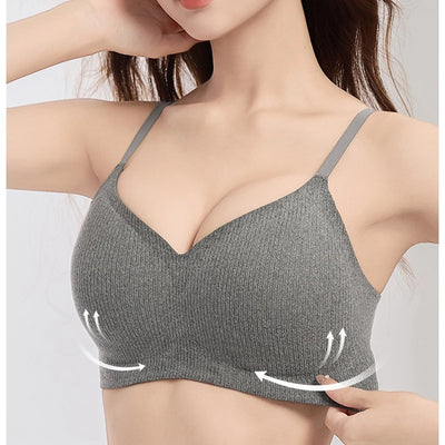 Women's Seamless Push-Up Bra Soft Support Brushed | SAMAG