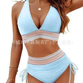 Women's Sleeveless High Waist Halter Neck Bikini | SAMAG