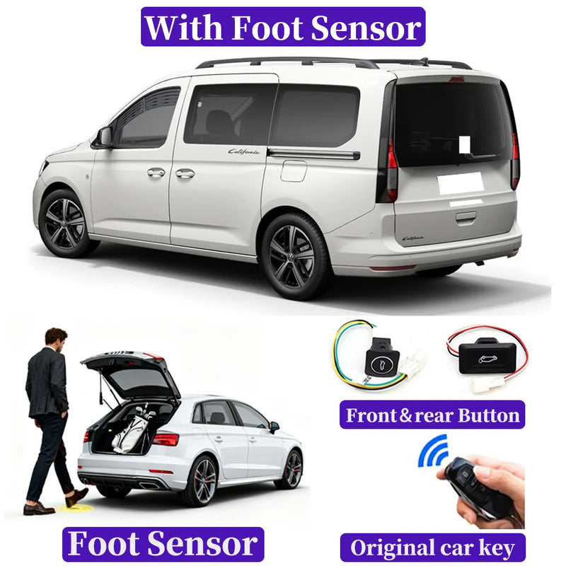 for Volkswagen VW Caddy SB Ford Transit Tourneo Connect 2020-2025 Car Automatic Power Liftgate Smart Electric Tailgate System