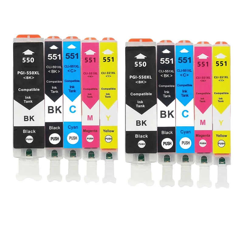 PGI550 551 XL Ink Cartridge For Canon PGI 550 CLI551 - Visuel 11 | SAMAG