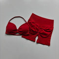 Yoga Set for Women, Fitness, Breathable, Quick Drying Training, Beautiful Back, Gathered Underwear, High Waist, Hip Lifting Shor
