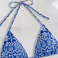 Women's Two Piece Bikini Set 2025, Sexy Triangle Push Up Swimsuit, Floral Print Bathing Suit, Beach Swimwear