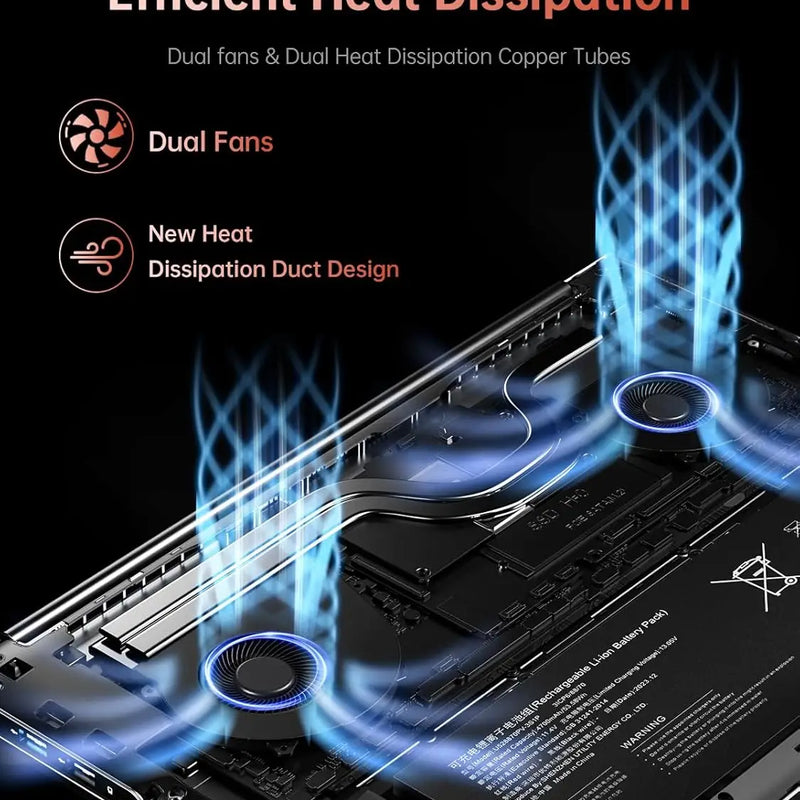 ACEMAGIC 16Inch Gaming Laptop AMD Ryzen 9 6900HX 16GB LPDDR5 512GB NVMe SSD FHD IPS Display Radeon 680M Graphics WiFi6 BT5.2