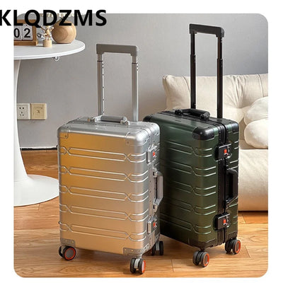 COLENARA All Aluminum Magnesium Alloy Luggage 20 Inch | SAMAG