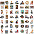 10/50/ Retro Pin Up Girls Stickers Sexy Women for DIY - View 2 | SAMAG