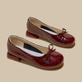 2026 New Women's Loafers Shoe High Heels Anti-slip Bow Mary Jane Shoes Women Patent Leather Low-cut Formal Frail Shoes
