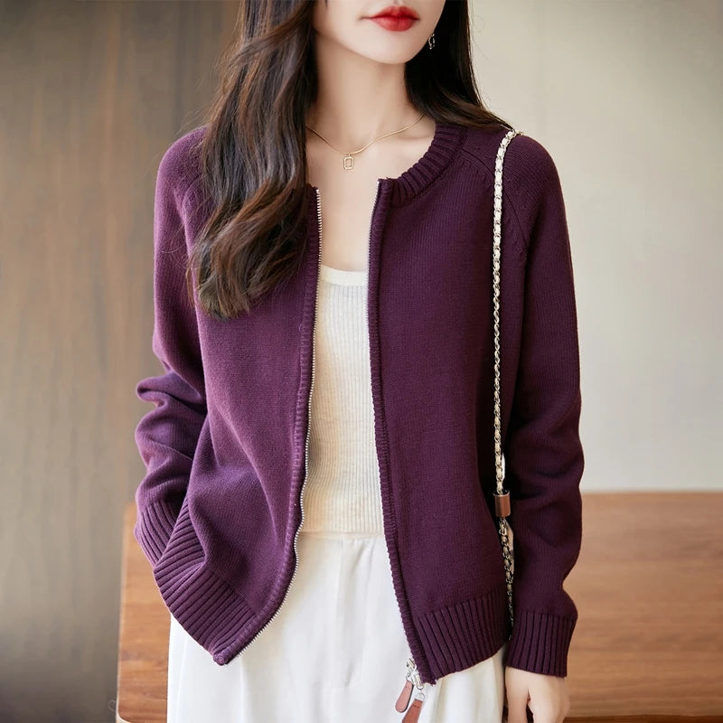 Autumn and Winter New 100 Pure Cotton Sweater Women's - View 2 | SAMAG