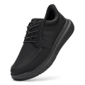 FitVille Men's Wide Width Slip On Oxford Shoes, Lightweight Casual Business Dress Walking Sneakers, Comfort Everyday Footwear with Arch Support for Long Time Standing