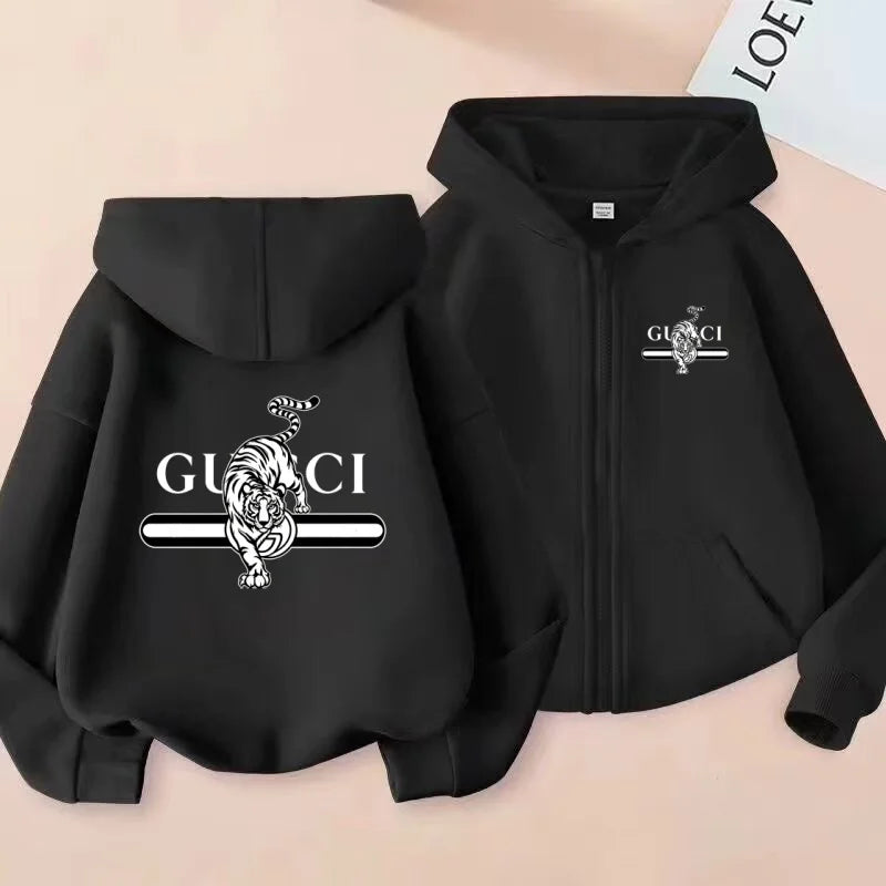 The Children's Zip - up Hooded Sweatshirt Jacke - View 5 | SAMAG