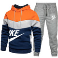 Men Autumn Winter Sets Zipper Hoodie Pants Pieces Casual | SAMAG