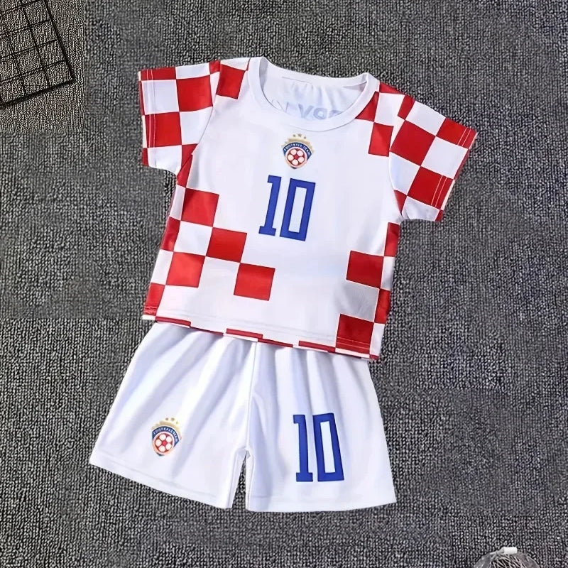 Two - Piece Summer Messi and Ronaldo Shirt 3d Printed - View 5 | SAMAG