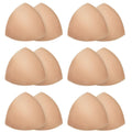 Triangle Sponge Push Up Bra Pads Set for Women Invisible Insert Swimsuit Bikini Breast Enhancers Chest Cup Pads Accessories