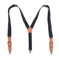 Vintage Suspenders 2.5cm Wide Y-back with 3 clips Adjustable Elastic Trouser Braces Suspender Belt for Women Fashion Accessories