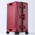 20/24/26/28/30inch Large Capacity Suitcase Aluminum Alloy Frame with Spinner Wheels Travel Trolley Case TSA Lock Rolling Luggage
