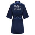 Satin Silk Robes Plus Size Wedding Bathrobe Bride | SAMAG