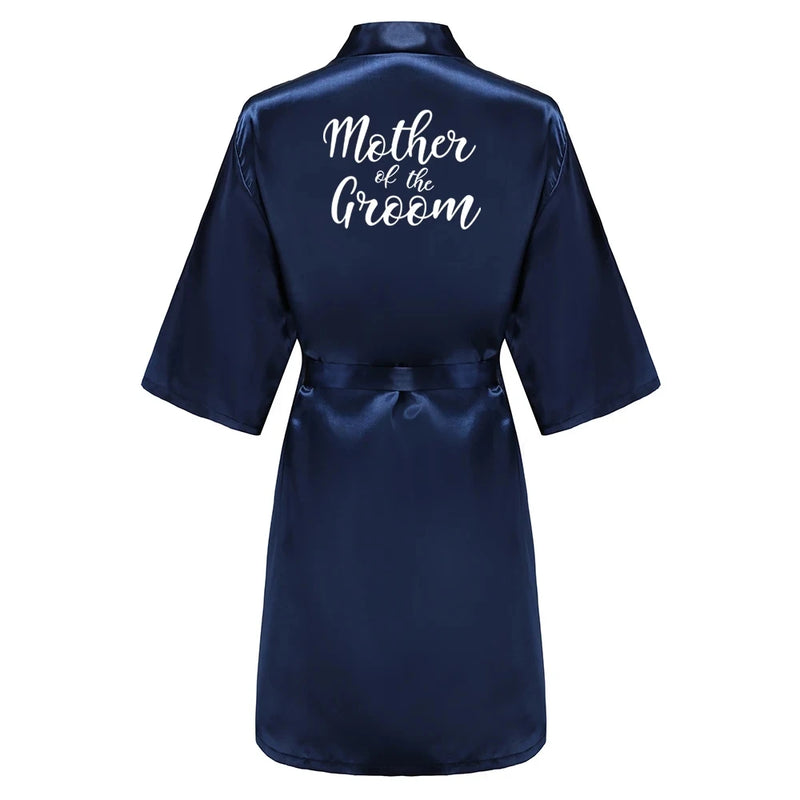 Satin Silk Robes Plus Size Wedding Bathrobe Bride | SAMAG