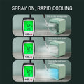 Portable Air Conditioner Fan USB Desktop Fan Rechargeable Mini Air Humidifier Cooler Table Cooling Mist Fan for Office Home