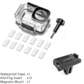Magnetic Waterproof Case for DJI OSMO Action 5 Pro 4 3 60m Underwater Dive Housing Protective Diving Cover Mount Accessories