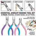 Jewelry Pliers Tool Set Making For DIY Bracelet Jewelery Supplies Handmade Repair - Visuel 2 | SAMAG