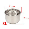 Rice Cooker Liner General Food Stainless Steel Uncoated Thickened 2L3L4L5L6L8L Rice Cooker Inner Pot