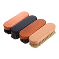 [E] 1PC Handle Dashboard Details Polishing And Cleaning Brush Horse Hair Wood Brush Leather Shoe Care And Cleaning Shoe Brush