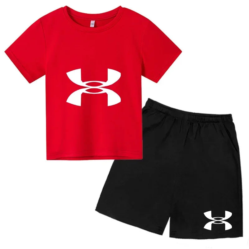 2-13Y Kids Spring & Autumn Casual Cartoon & Letter Print | SAMAG