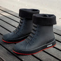 Fashionable Anti-Slip Short Rain Boots Men's Work Shoes Waterproof Kitchen Chef Rubber Shoes Men's Car Wash Fishing Work Water S