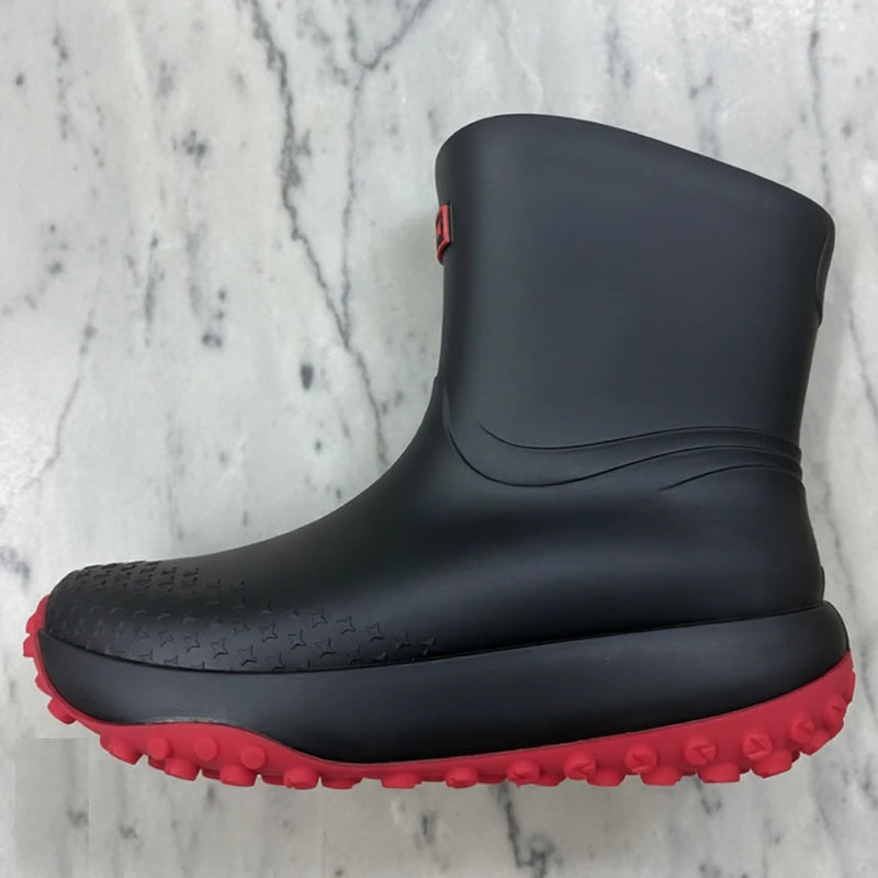 Men's Workwear Style Rain Boots High-Quality for Outdoor Work Commuting Fishing Kitchen Use