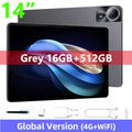 Mpad15 Large Screen 14 inch Tablet 16GB+512GB 1920*1200 IPS 4G Phone Call Android 15 Tablet 14' Octa Core 32+8MP Bluetooth WiFi