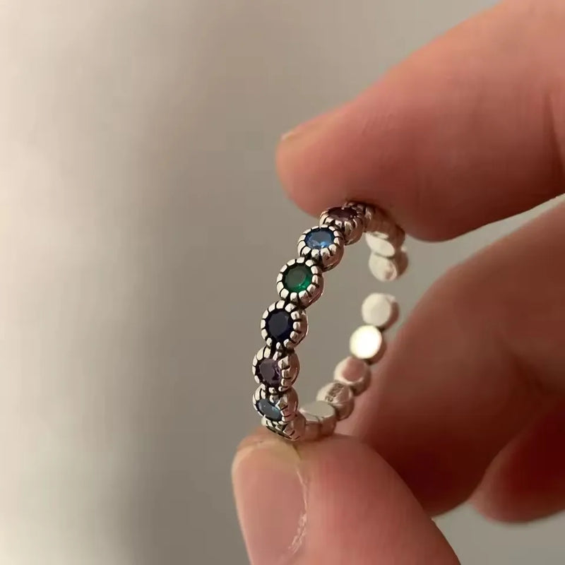 VENTFILLE 925 Sterling Silver Irregular Ring for Women Geometry Versatile Minimalism  Accessories Jewelry Gift Dropshipping