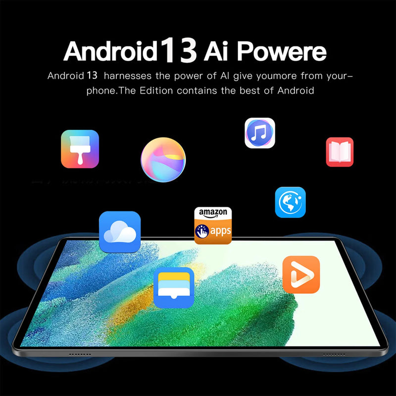Android Global Version New 10.1 Inch Tablets Octa Core 4GB RAM 64GB ROM ULTRA SLIM Double SIM Calls HD Display Tablet PC