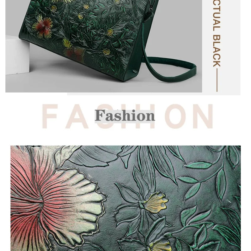 High Quality Handbag Women Designer Shoulder Bag Large Capacity Office Pocket Embossed Diagonal Cross Bag Official Document Bag
