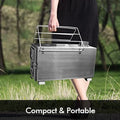 Camping wood stove stainless steel tent portable burning - View 8 | SAMAG