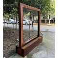 Metal bracket fountain waterfall garden decoration steel rain curtain