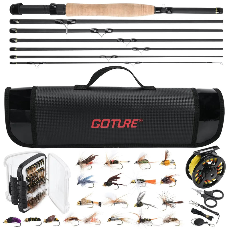 Goture Fly Fishing Rod Combo for Trout Carp Tackle Carbon - View 11 | SAMAG