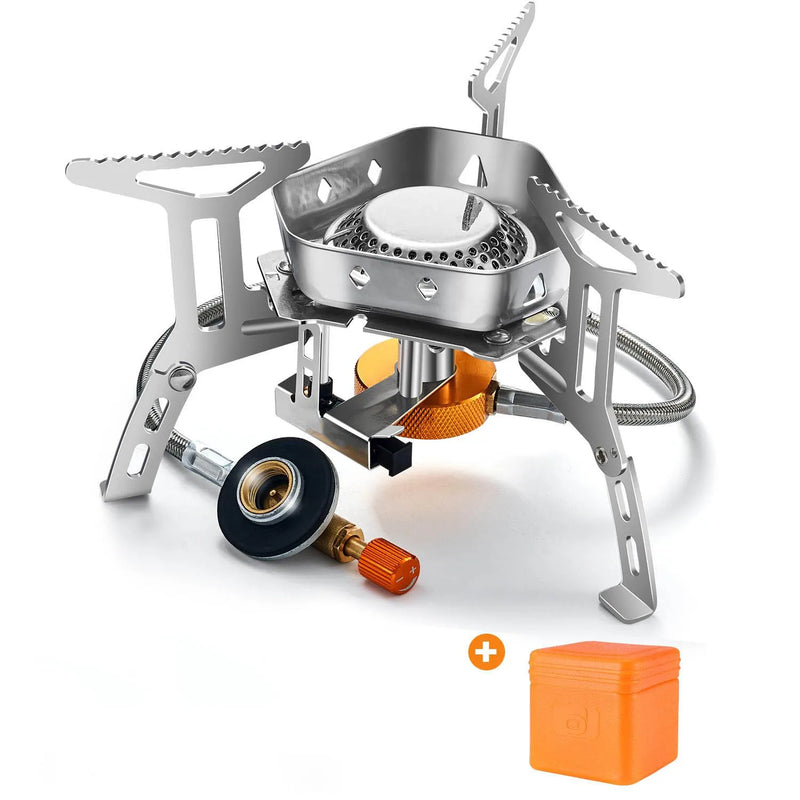 3500/5800W Big Power Gas Stove Camping BBQ Picnic Burner Portable Outdoor Windproof Fishing Hiking Heating Stove Wholesale