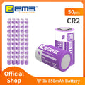 EEMB CR2 3V Lithium Battery 850mAh Non-Rechargeable Battery for Microphones Camera Smoke Detector Doorbell Flashlight