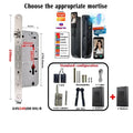 6068,5572,6072,6085 Mortise Lock Tuya Wifi App Camera Smart Digital Lock With Fingerprint Face Key Card Rfid
