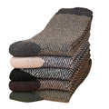 5pairs Unisex Ethnic Style Vintage Thick Wool Warm Crew | SAMAG