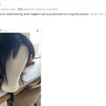 Alileader Training Mannequin Head Canvas Block Head Display Styling Mannequin Manikin Head Wig Stand Free Get T Needle Holder