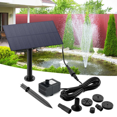 5W 5V Water Fountain Garden Decoration with Stake Solar | SAMAG