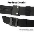 TUSHI Belt Hard Military Belt for Men and Women Tight Nylon Tactical Outdoor Belt Metal Automatic Buckle IPSC Belt Casual Girdle