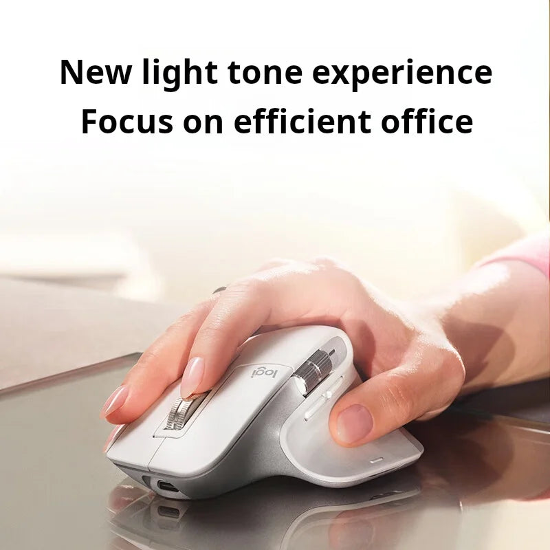 Logitech MX Master 3S Dual-mode Wireless Bluetooth Mouse Rechargeable Ergonomic for Office Design Video Editing Mac Laptop