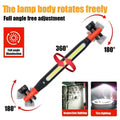 Super Bright Magnetic Work Light Built-in 5200mAh Rechargeable Battery Underhood Work Lamp Bar For Car Repair Outdoor Lighting