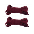 Flat Shoelaces Solid Neutral Color Replacement Shoe Strings Suitable for Sneakers Dad Shoes
